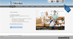 Desktop Screenshot of bloemker-immobilien.de